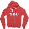 i love you Zipper Hoodie