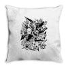 freakyhappy Throw Pillow