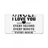 I Love You Uncle License Plate