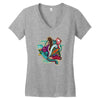 peacock Women's V-Neck T-Shirt