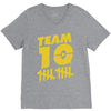 team 10  gold V-Neck Tee