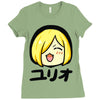 yuri on ice happy Ladies Fitted T-Shirt