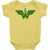 liver cancer wonder woman Baby Bodysuit