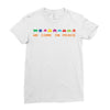 we come in peace Ladies Fitted T-Shirt