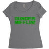 dunder miflin Women's Triblend Scoop T-shirt