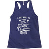 drink wine &amp; watch christmas movies Racerback Tank