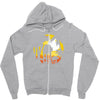 tropical attack Zipper Hoodie