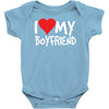 i love my boyfriend Baby Onesie