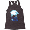 i m with herd Racerback Tank