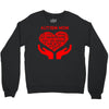 autism mom my heart Crewneck Sweatshirt