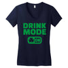 drink mode on (2) Women's V-Neck T-Shirt