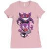 pokemon the ghost Ladies Fitted T-Shirt