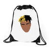 abstract design of xxxtentacion Drawstring Bags