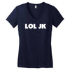 lol jk Women's V-Neck T-Shirt