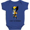 i don't do mornings Baby Bodysuit