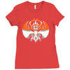 fire yang dragon Ladies Fitted T-Shirt