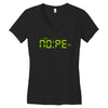 nope o'clock Women's V-Neck T-Shirt