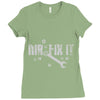 mr fix it Ladies Fitted T-Shirt