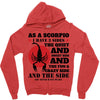 as a scorpio i have 3 sides Zipper Hoodie