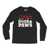 christmas dogs and paws Long Sleeve Shirts