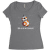 bb 8 is my copilot Women's Triblend Scoop T-shirt