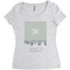 i want to believe 2 Women's Triblend Scoop T-shirt