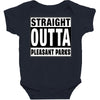 straight outta pleasant parks Baby Bodysuit