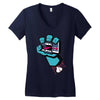 main possede par nintendo Women's V-Neck T-Shirt