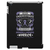 Never Underestimate The Strength Of A Hodgkins Cancer Warrior iPad 3 and 4 Case