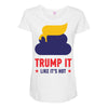 trump it like its hot Maternity Scoop Neck T-shirt