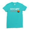 elon musk occupy mars Ladies Fitted T-Shirt