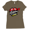 pizza time Ladies Fitted T-Shirt