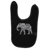 elephant filled pattern cool Baby Bibs