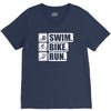 v6 swim bike run V-Neck Tee
