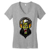 zombi hop hop Women's V-Neck T-Shirt