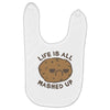 life is all mashed up Baby Bibs