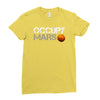 elon musk occupy mars Ladies Fitted T-Shirt