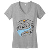 quiet place Women's V-Neck T-Shirt