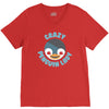 crazy penguin lady V-Neck Tee