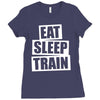v5 eat sleep train Ladies Fitted T-Shirt