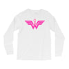 breast cancer wonder woman Long Sleeve Shirts