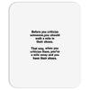 criticize Mousepad