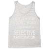 lazy is a very strong word Tank Top