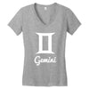 gemini zidiac Women's V-Neck T-Shirt