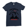 it doesn t matter if she is short fat and has a big mouth as long as s Ladies Fitted T-Shirt
