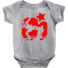 eric cantona, kungfu, manu Baby Onesie