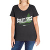 shady pines Ladies Curvy T-Shirt