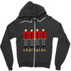pixelated kraftwerk turquoise kids Zipper Hoodie