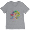 rainbow root V-Neck Tee