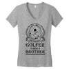 Golfer Brother Women's V-Neck T-Shirt